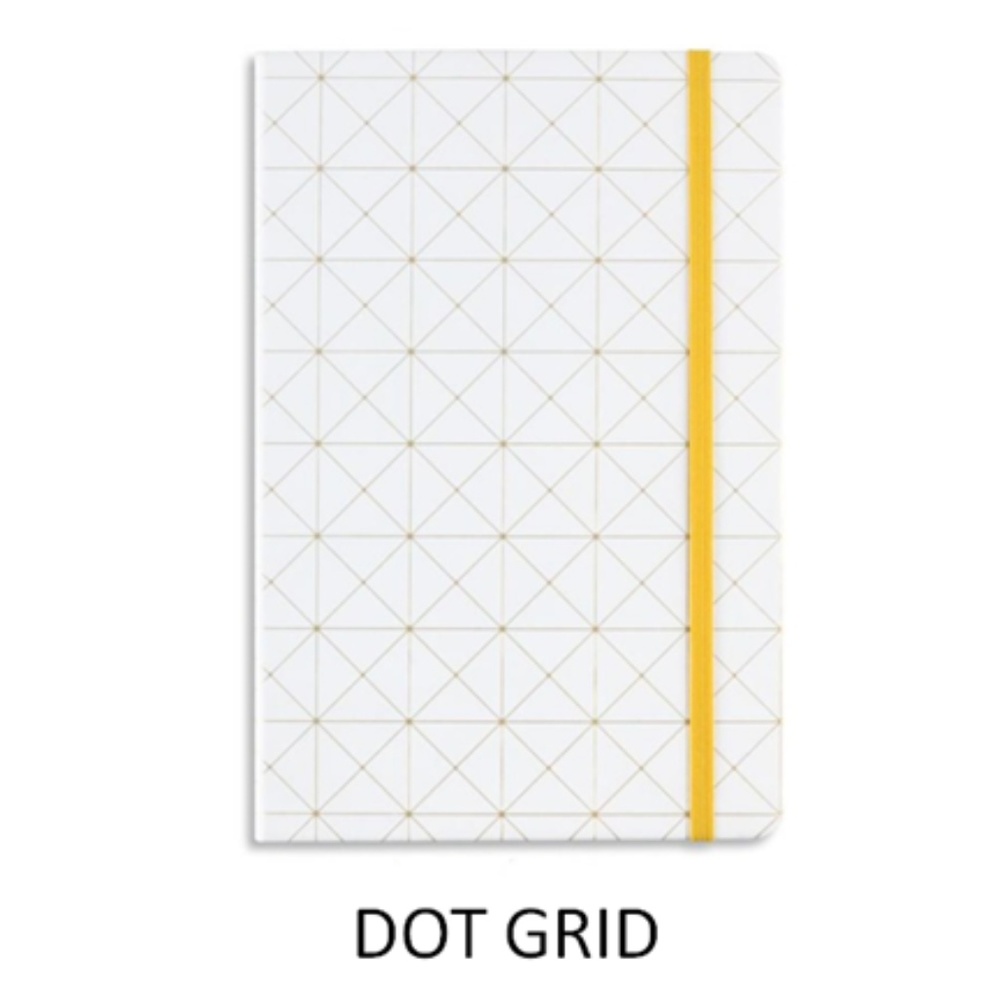 A5 GEOMETRY GOLDEN BLOCKING COVER(DOT GRID)